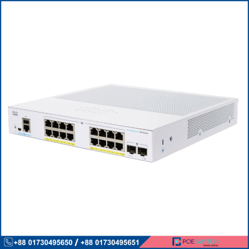 Cisco CBS350-16P-2G PoE Switch