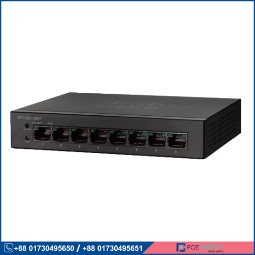 Cisco SF110D-08HP PoE Switch